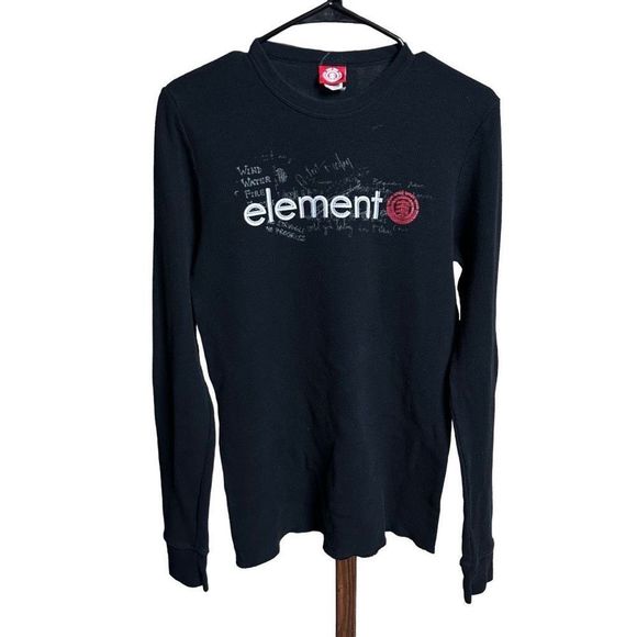 Y2K Element Long Sleeve Thermal Shirt Medium - Picture 1 of 4